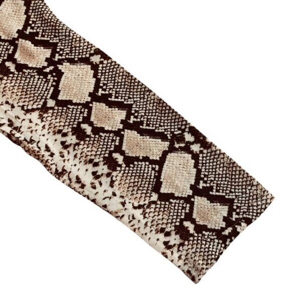 MAEVE by Anthropologie Juno Snakeskin Print Dress - Size Small - Picture 5 of 8